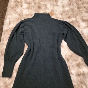 Elegant Dark Gray Women's Dress